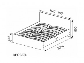 Кровать 1600х2000 ортопедическое основание в Михайловске - mihajlovsk.magazin-mebel74.ru | фото