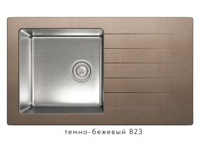 Мойка комбинированная Tolero twist TTS-860 Темно-бежевый 82 в Михайловске - mihajlovsk.magazin-mebel74.ru | фото