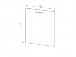 П 60 Комплект для посудомоечной машины 600 мм (цоколь + фасад) ЛДСП в Михайловске - mihajlovsk.magazin-mebel74.ru | фото