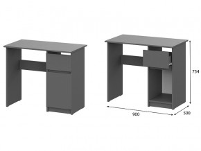 Стол письменный 900 Денвер Графит серый в Михайловске - mihajlovsk.magazin-mebel74.ru | фото